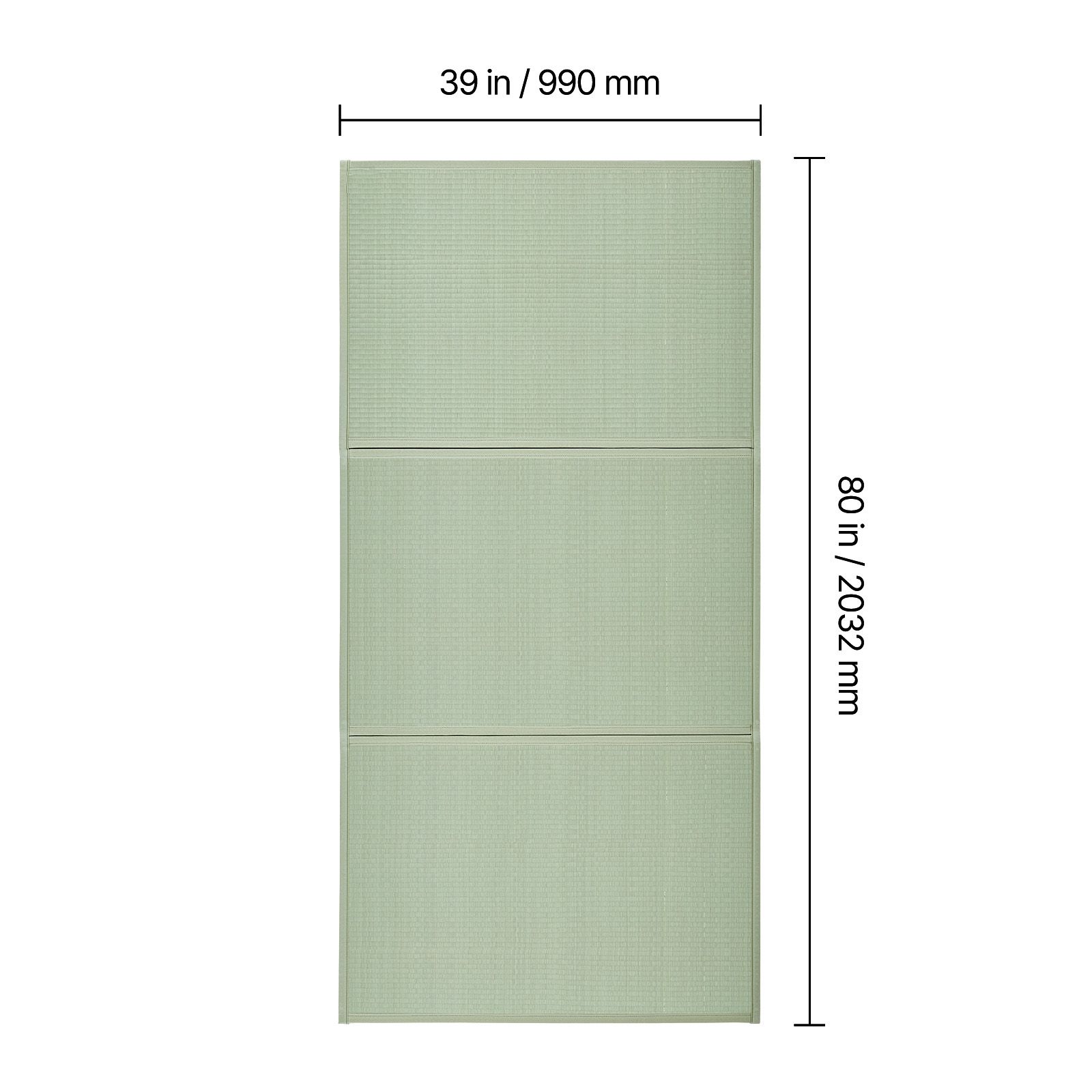 Tatami Mat Rush - Japanese Tatami Mat, Twin Size Foldable