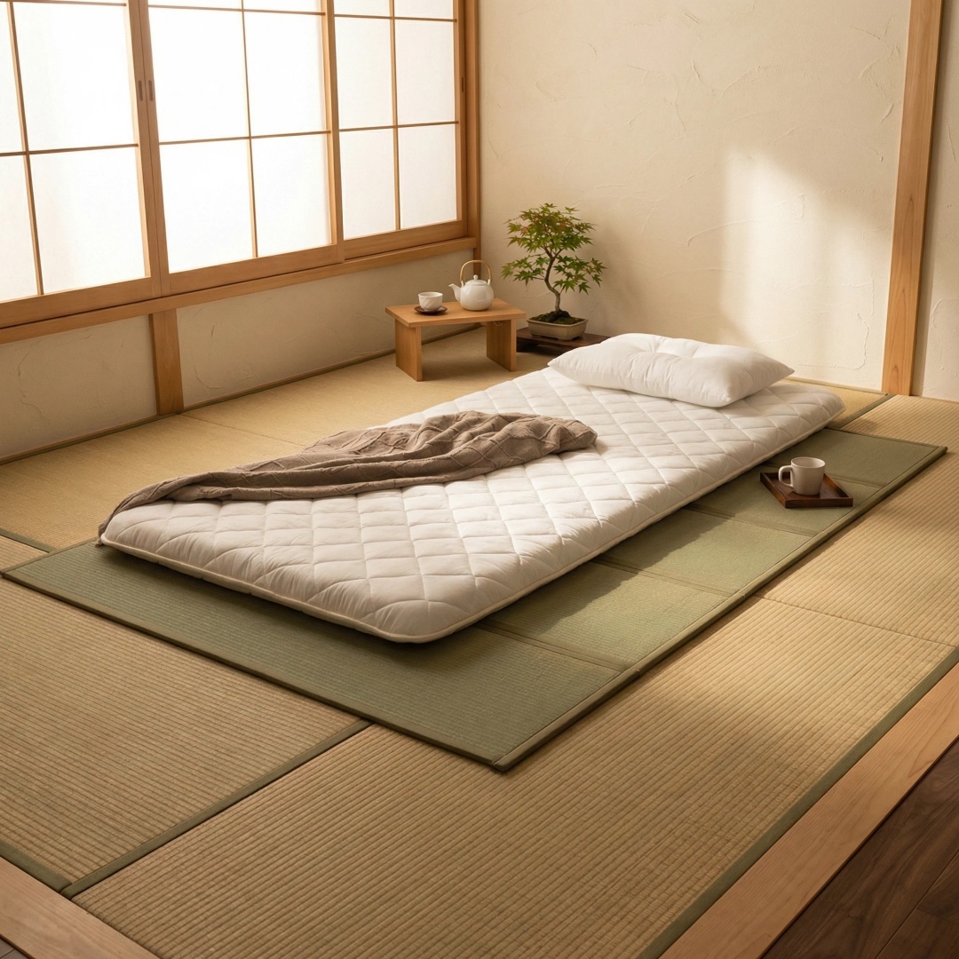 Tatami Mat Rush - Damedai 4 Fold Tatami Pad Japanese