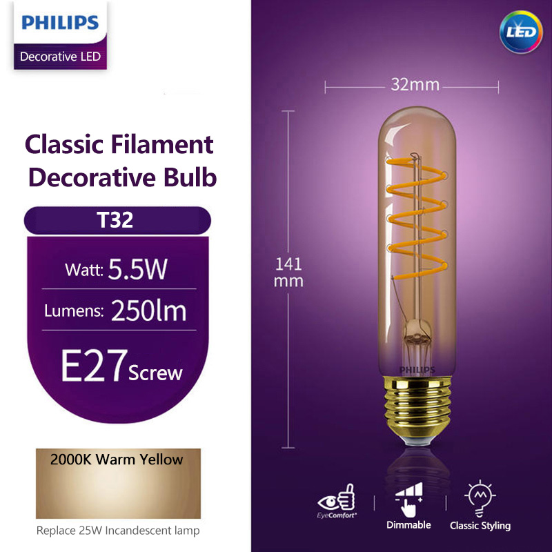 Philips LED Decorative Bulb ST - Philips Bulb Led Classic ulasan dan harga
