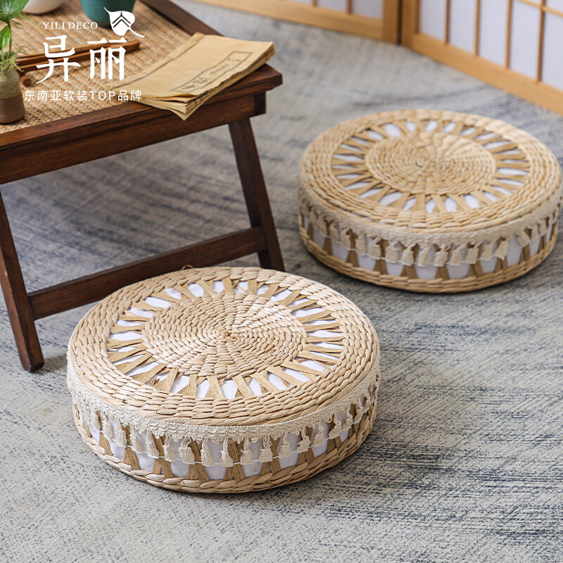 Woven Rush Floor Cushion Tatam - Tatami Mat Rush ulasan dan harga