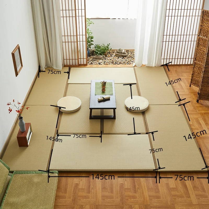 %a Igusa Tatami Mat Woven Rush - Tatami Mat Rush ulasan dan harga