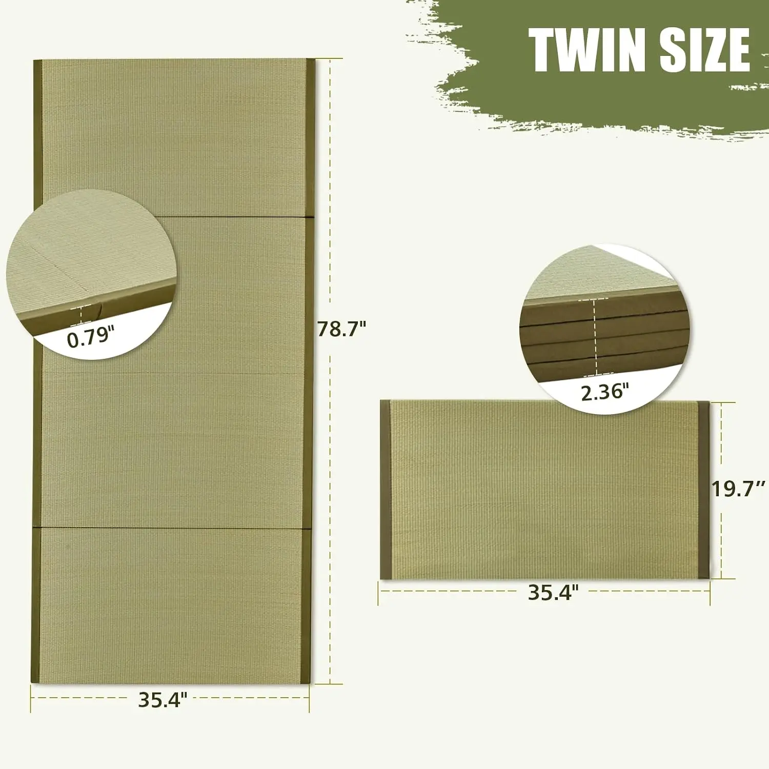 Japanese Tatami Mat, Folding I - Tatami Mat Rush ulasan dan harga