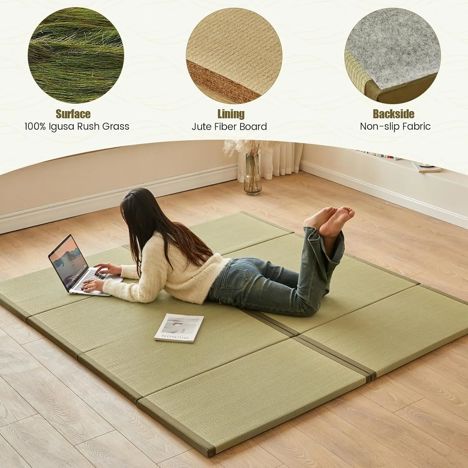 Japanese Tatami Mat, Folding I - Tatami Mat Rush ulasan dan harga